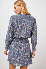 RAILS - Zana Blue Ditsy Floral Dress SzM