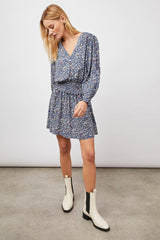 RAILS - Zana Blue Ditsy Floral Dress SzM